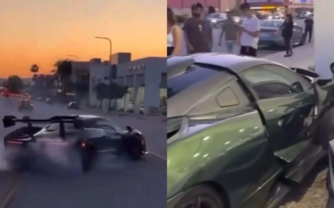 یک ایرانی مک لارن ۸۰ میلیاردی را نابود کرد! /فیلم