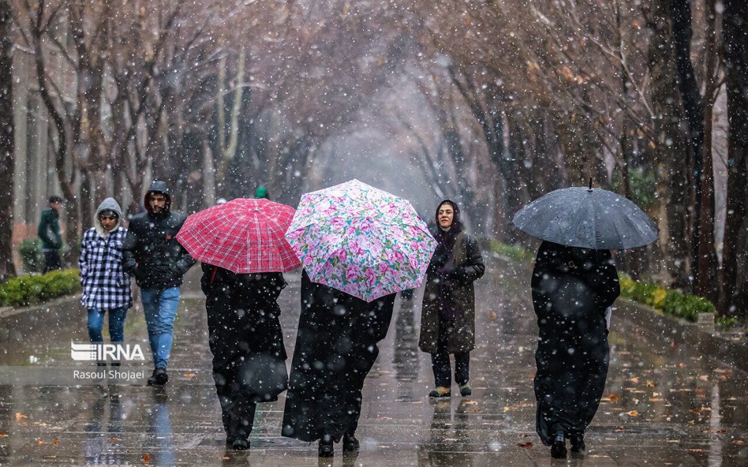 برف و باران در ۱۱ استان