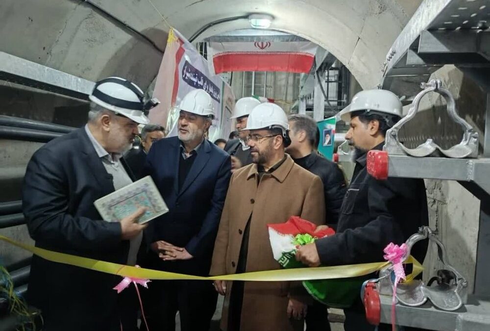 تونل انتقال انرژی برق و خطوط کابلی در شیراز افتتاح شد
