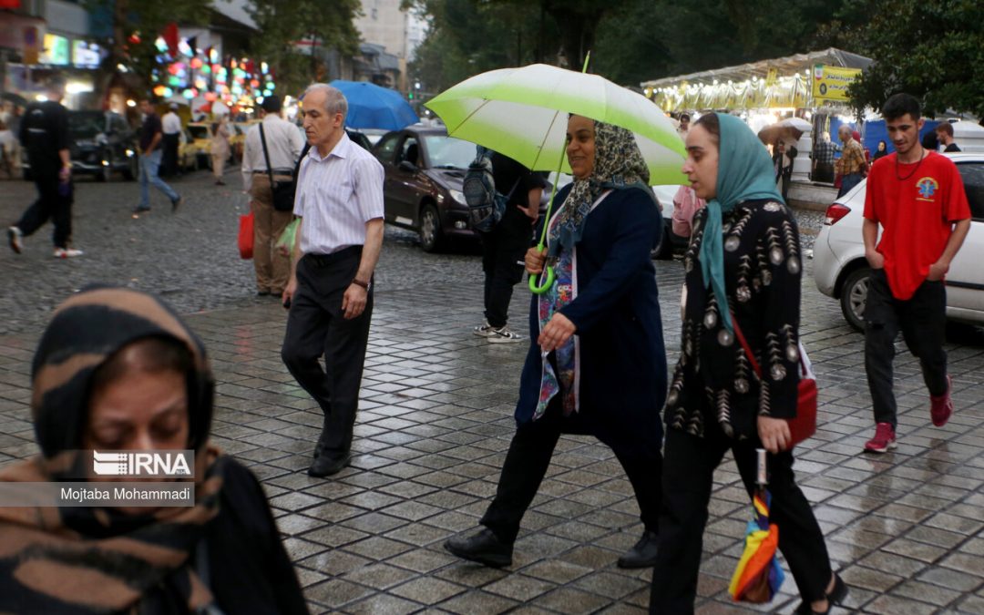 بارش پراکنده باران در ۴ استان جنوبی