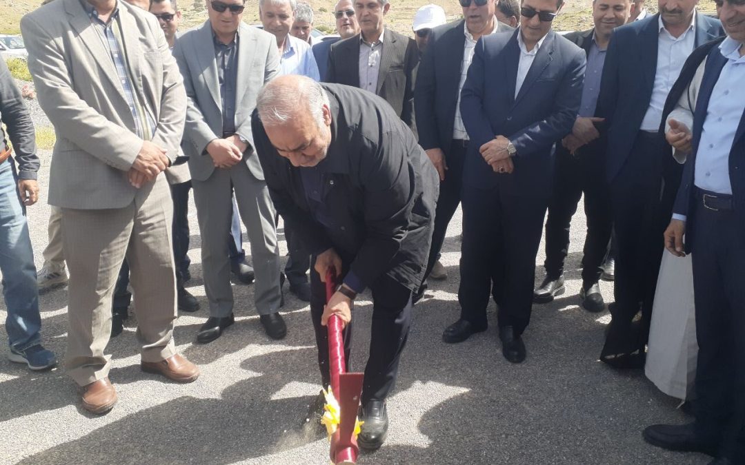 قطعه دوم جاده دره‌شهر – پلدختر کلنگ‌زنی شد
